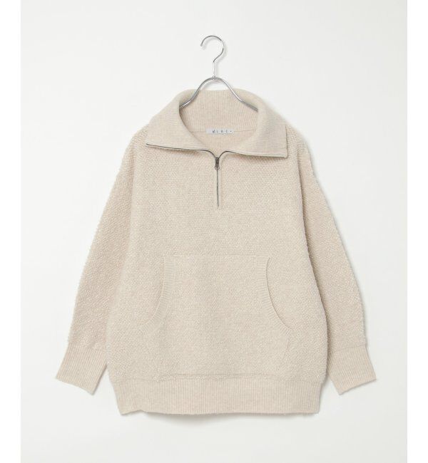 Lbc with Life「ループヤーンハーフジッププルオーバー」|カーディガン|