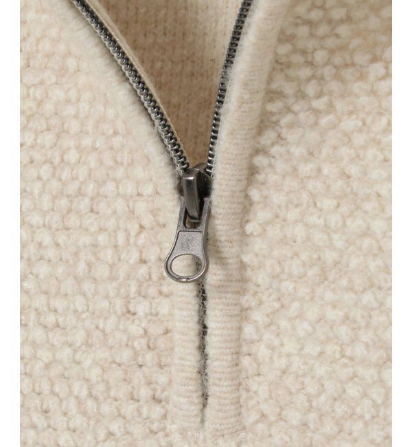 Lbc with Life「ループヤーンハーフジッププルオーバー」|カーディガン|