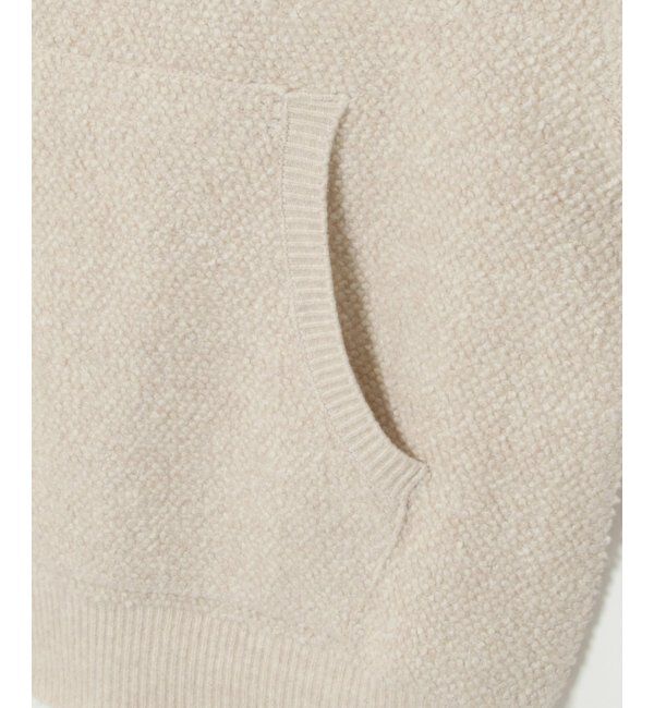 Lbc with Life「ループヤーンハーフジッププルオーバー」|カーディガン|