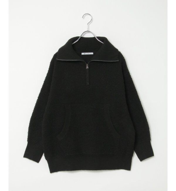 Lbc with Life「ループヤーンハーフジッププルオーバー」|カーディガン|