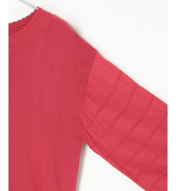 Lbc with Life「スリーブシャーリングシアーニット」|カーディガン|