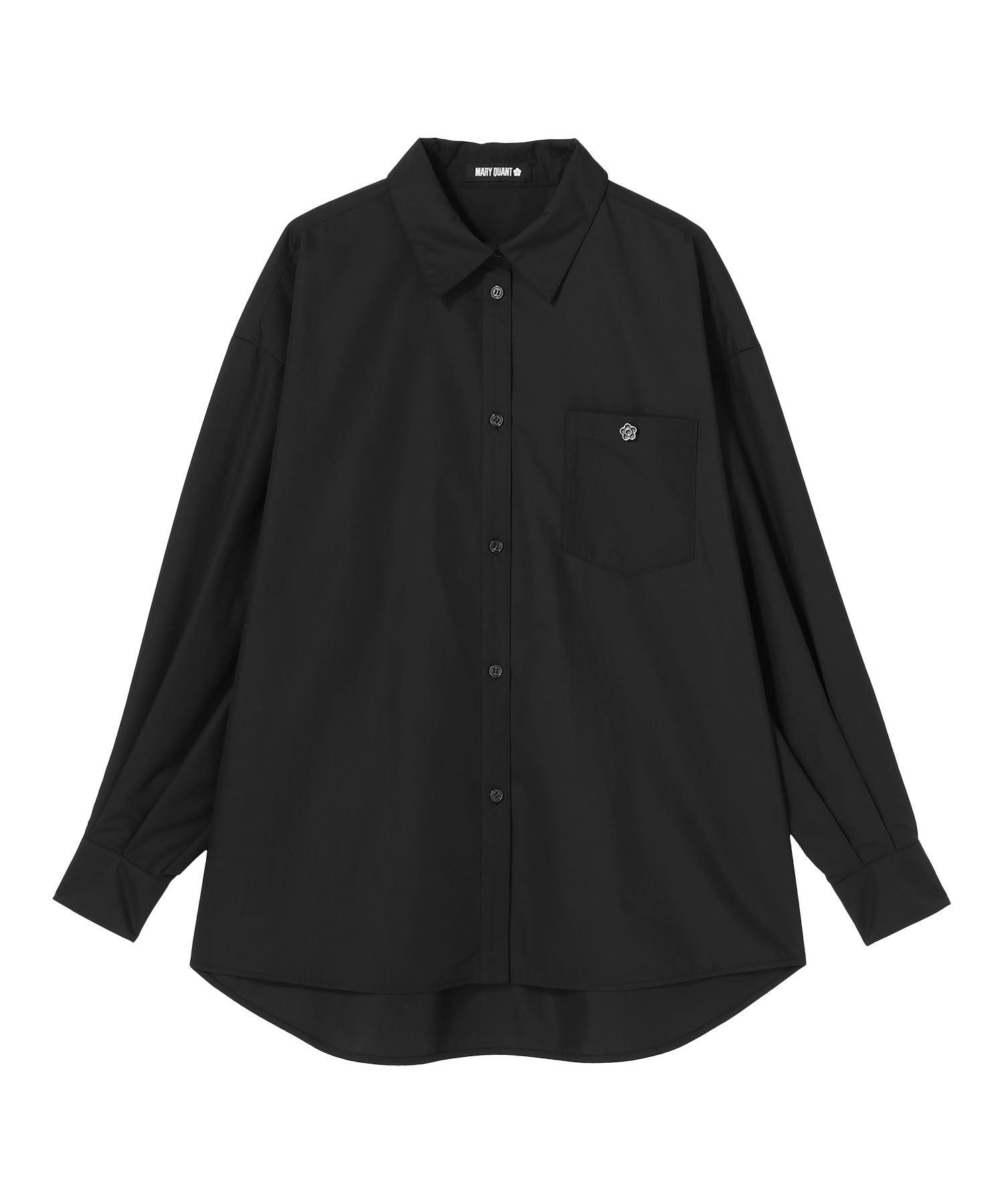 MARY QUANT「バックロゴシャツ ブラウス」|カーディガン|