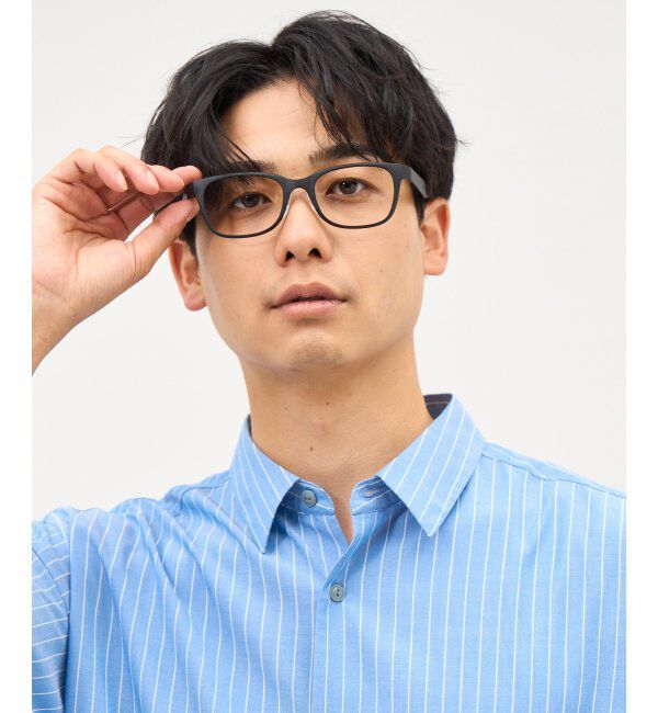  「M_SMART_REGULAR_L レンズ交換券付」|メガネ|ブラック系その他