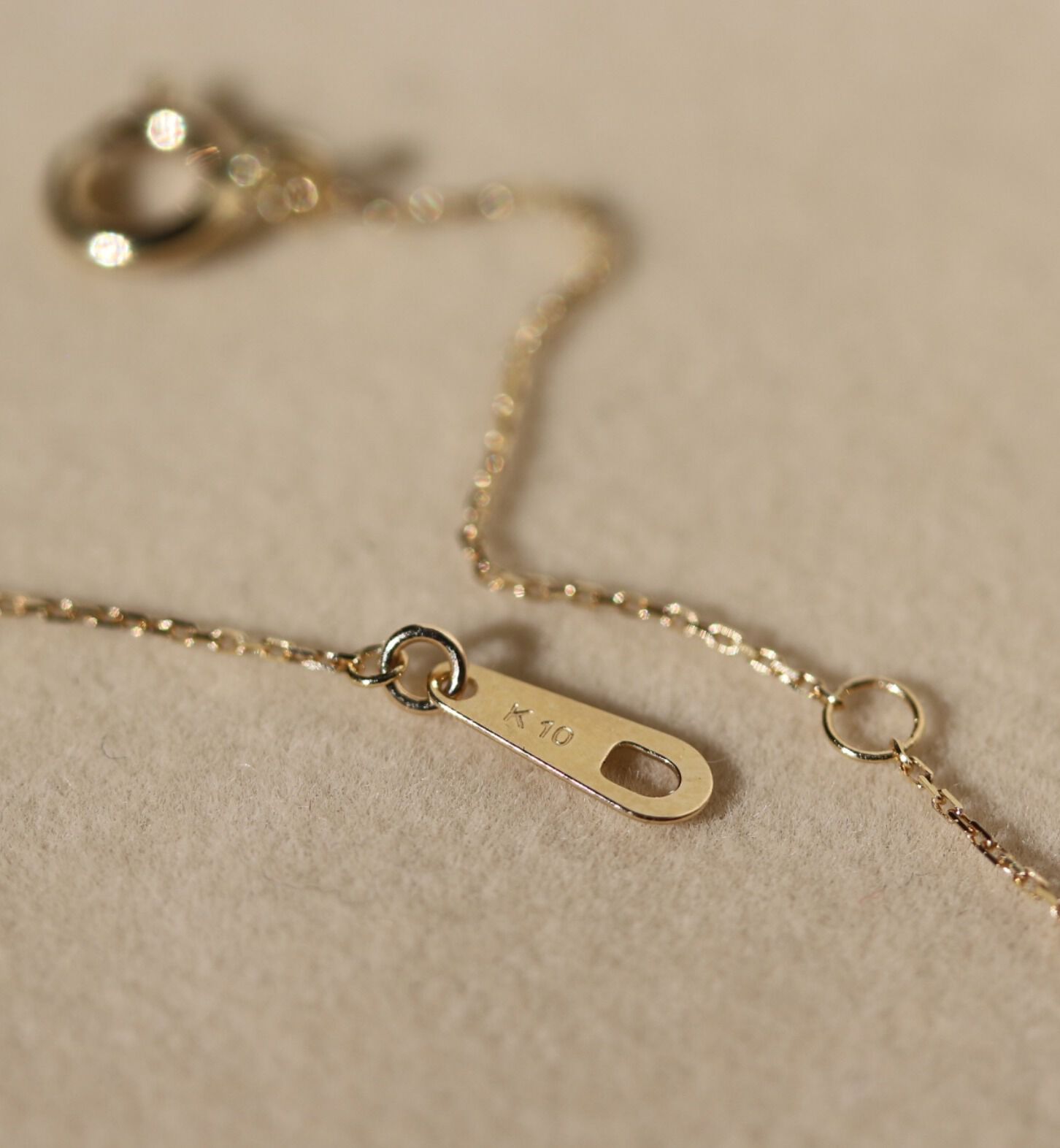  「パール ステーション チョーカー ネックレス | K10YG」|ネックレス|