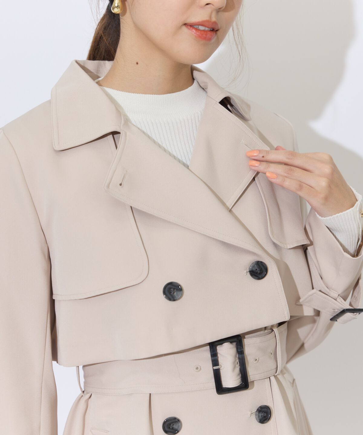 アンドクチュール「ManyWayトレンチコート」|トレンチコート|