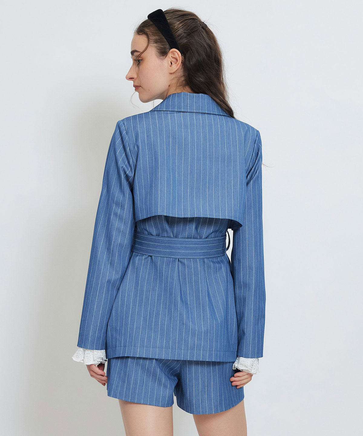 REDYAZEL「2WAYエンブレムボタンミドルトレンチコート」|トレンチコート|