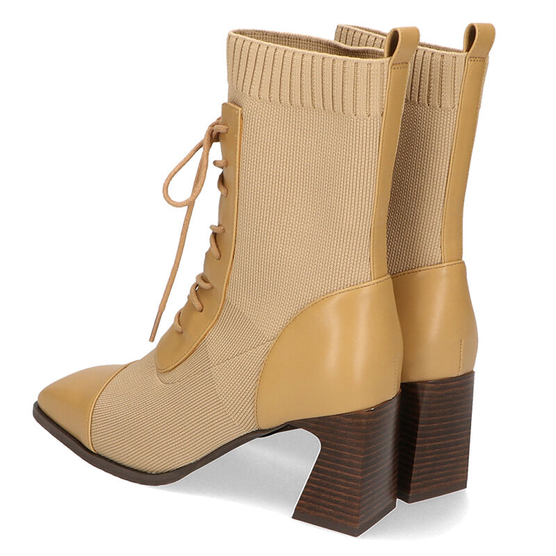 ORiental TRaffic「レースアップニットヒールブーツ/31433」|ショートブーツ|