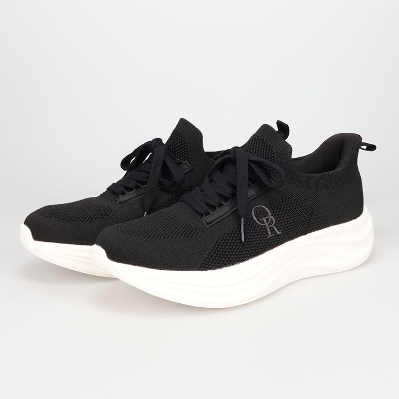 ORiental TRaffic「●2025秋冬新作●【瞬間フィット】ウエーブソールニットスニーカー/OT5704」|スニーカー|