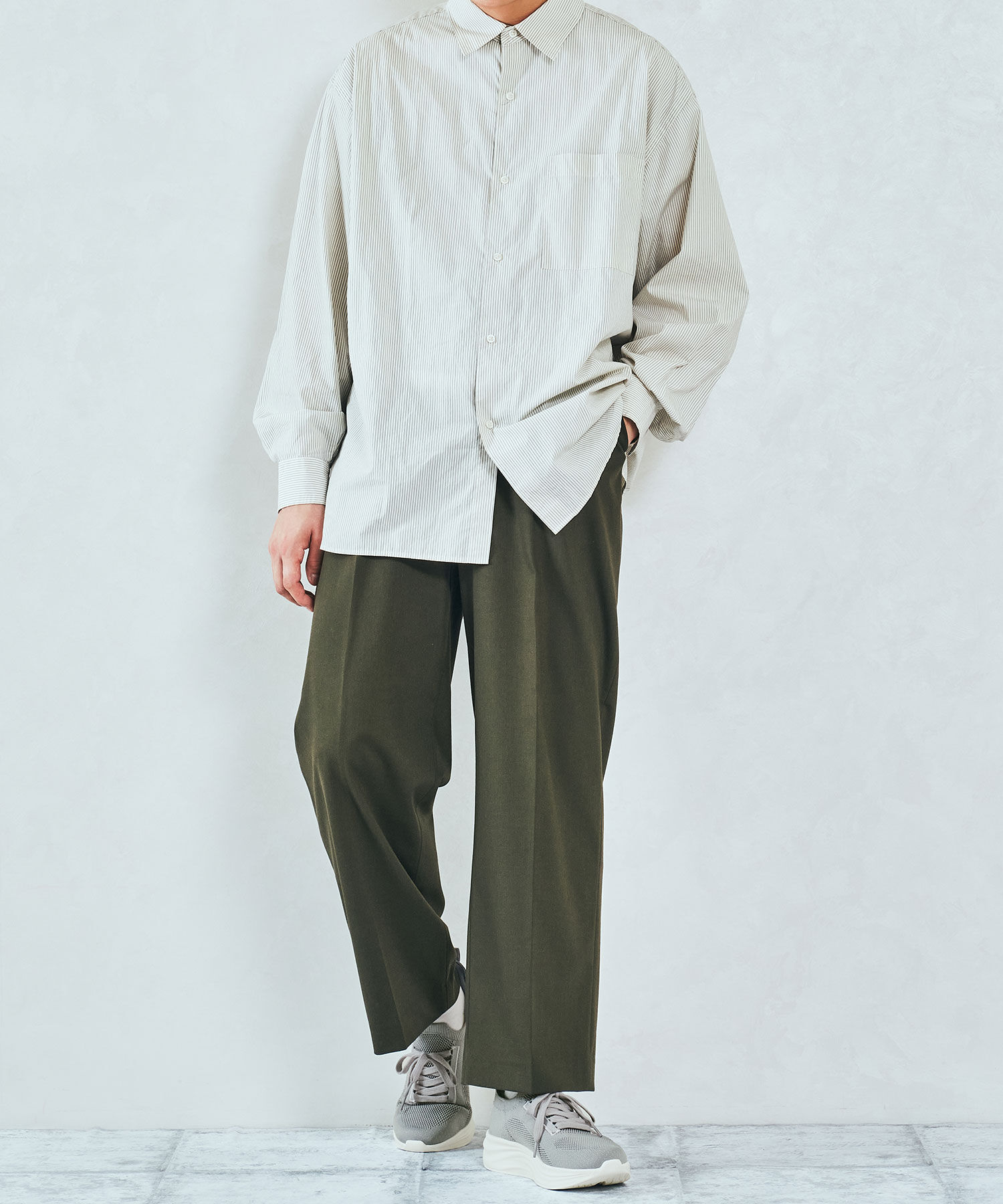 ORiental TRaffic「●2025秋冬新作●【瞬間フィット】ウエーブソールニットスニーカー/OT5704」|スニーカー|