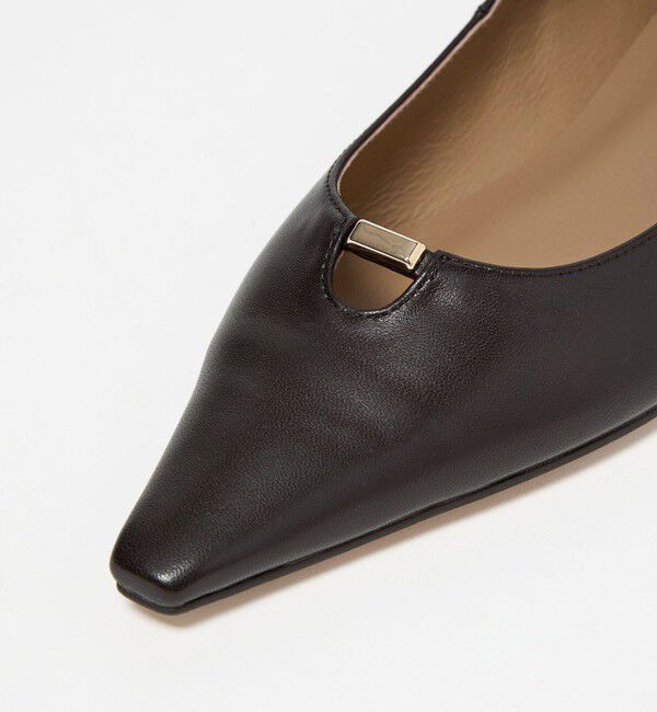 ODETTE E ODILE「レクタングルメタル フラット20&uarr;」|パンプス|