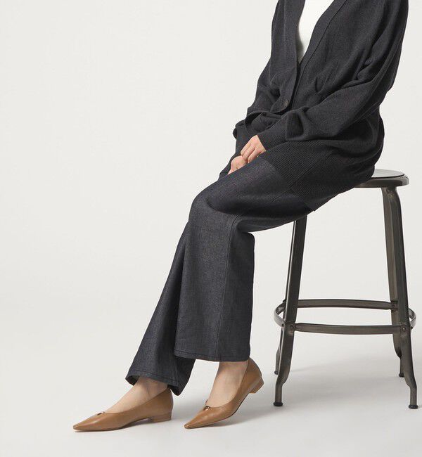 ODETTE E ODILE「レクタングルメタル フラット20&uarr;」|パンプス|