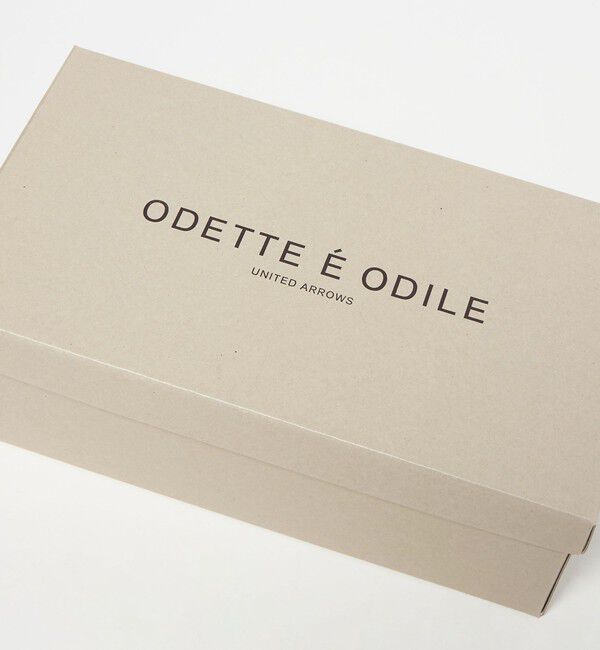 ODETTE E ODILE「レクタングルメタル フラット20&uarr;」|パンプス|