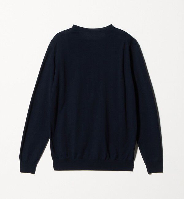 UNITED ARROWS「コットン ハイゲージ クルーネック ニット」|ニット・セーター|