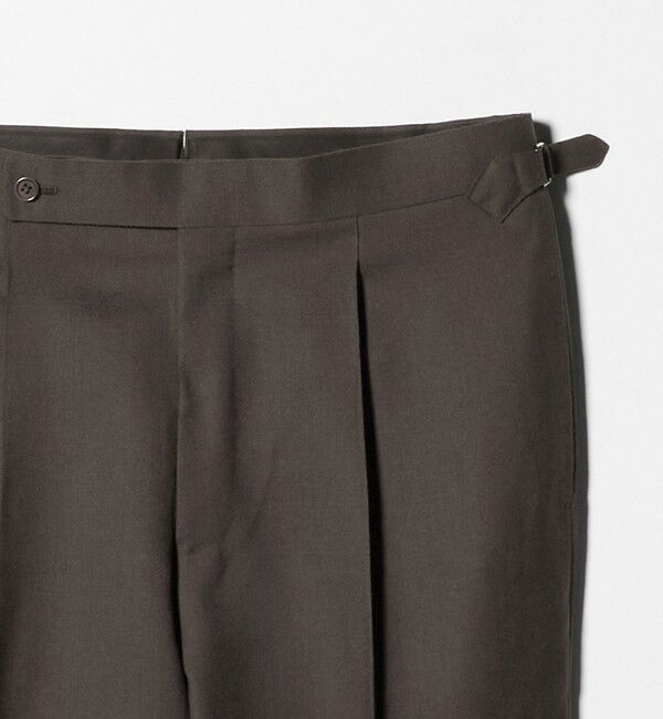 UNITED ARROWS「サイドアジャスター 1プリーツ スラックス」|スラックス|