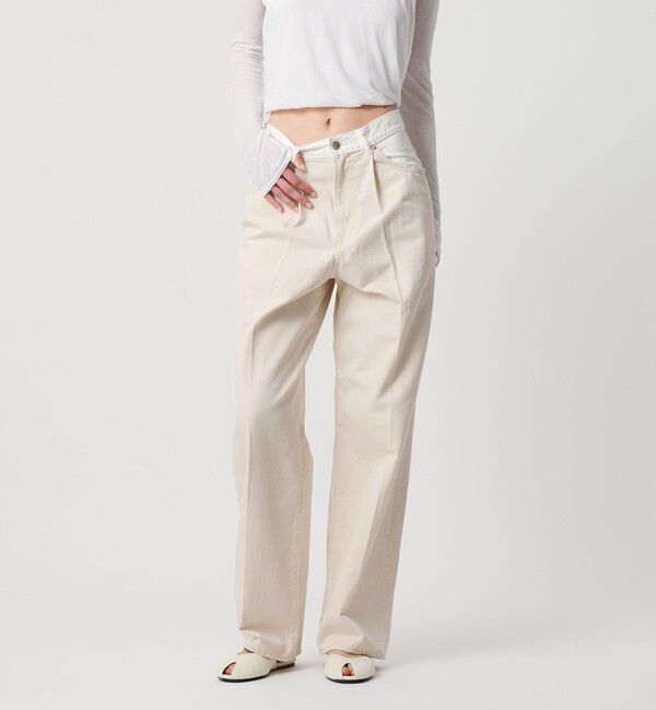 AEWEN MATOPH「＜AEWEN MATOPH＞カラータックデニムパンツ」|デニム|