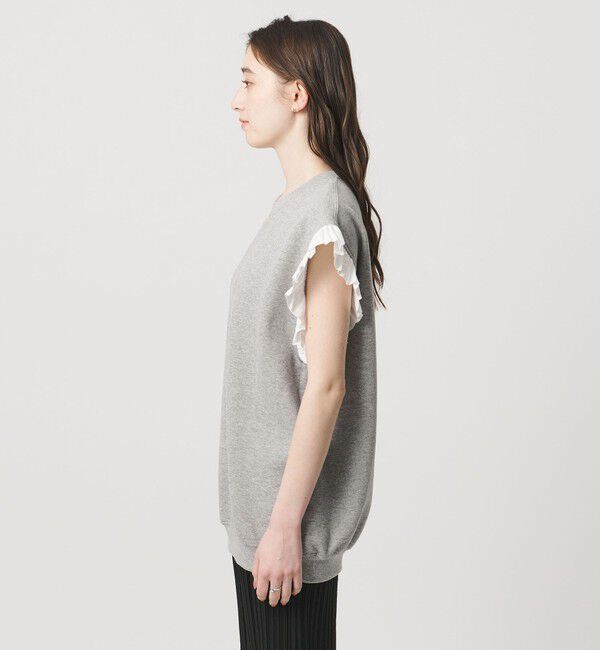 UNITED ARROWS「＜dahl&rsquo;ia＞フリルスリーブ スウェット」|スウェット・ジャージ|