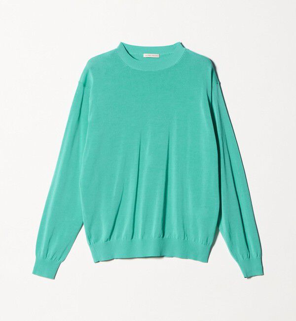 UNITED ARROWS「ハイツイストコットン ハイゲージ クルーネックニット 接触冷感」|ニット・セーター|LIME