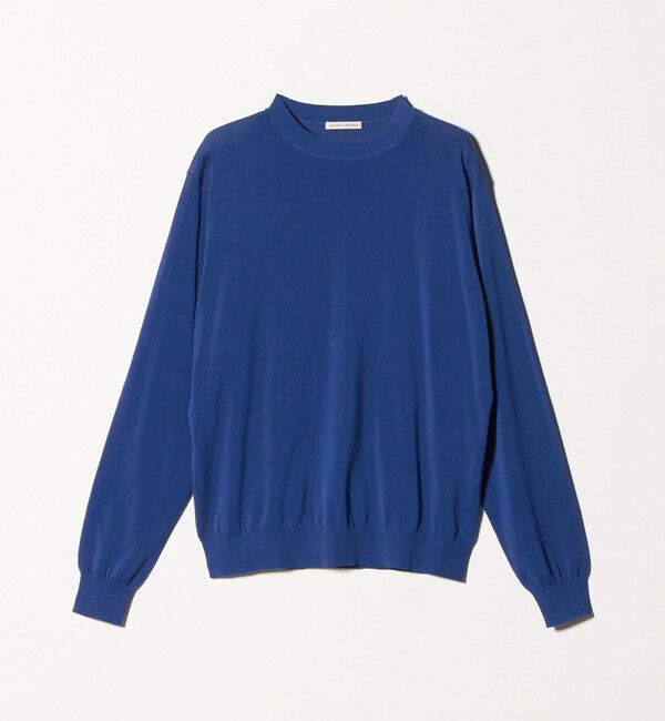 UNITED ARROWS「ハイツイストコットン ハイゲージ クルーネックニット 接触冷感」|ニット・セーター|COBALT