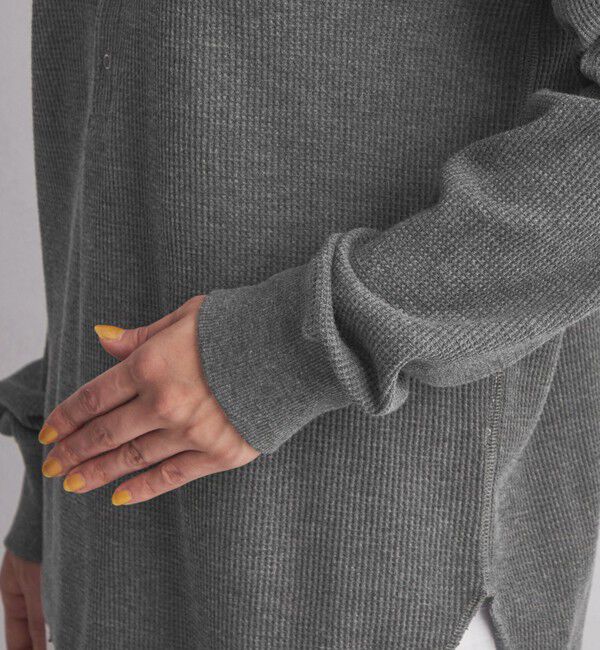 UNITED ARROWS green label relaxing「＜at ease＞ヘンリーネック ワッフル プルオーバー カットソー」|Tシャツ・カットソー|