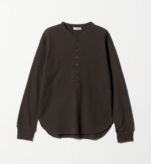 UNITED ARROWS green label relaxing「＜at ease＞ヘンリーネック ワッフル プルオーバー カットソー」|Tシャツ・カットソー|