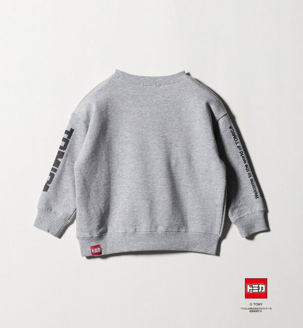 UNITED ARROWS green label relaxing「【別注】＜TOMICA＞袖ロゴ 裏毛スウェット / トレーナー / キッズ  100cm-130cm」|Tシャツ・カットソー|