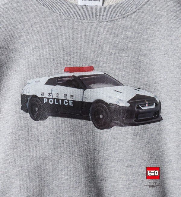 UNITED ARROWS green label relaxing「【別注】＜TOMICA＞袖ロゴ 裏毛スウェット / トレーナー / キッズ  100cm-130cm」|Tシャツ・カットソー|