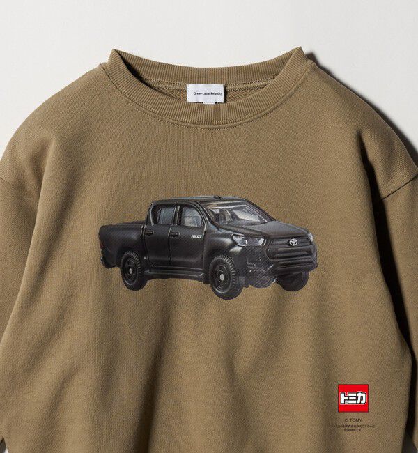UNITED ARROWS green label relaxing「【別注】＜TOMICA＞袖ロゴ 裏毛スウェット / トレーナー / キッズ  100cm-130cm」|Tシャツ・カットソー|