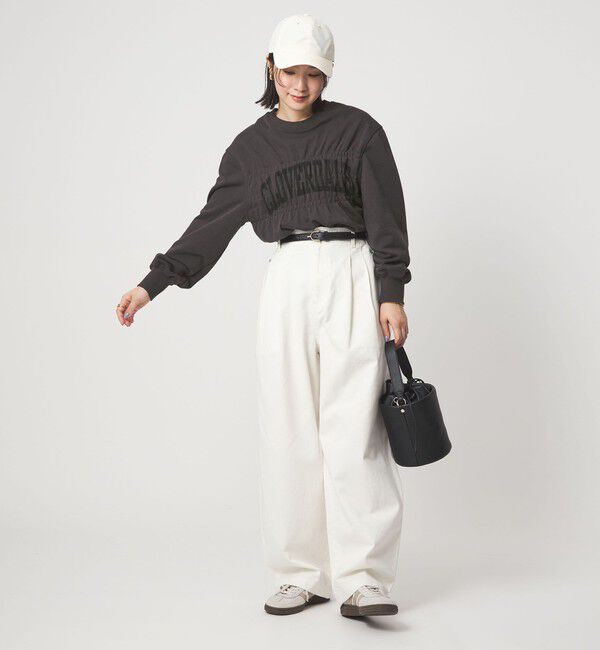 UNITED ARROWS green label relaxing「【WEB限定】＜at ease＞シャーリング スウェット プルオーバー」|スウェット・ジャージ|