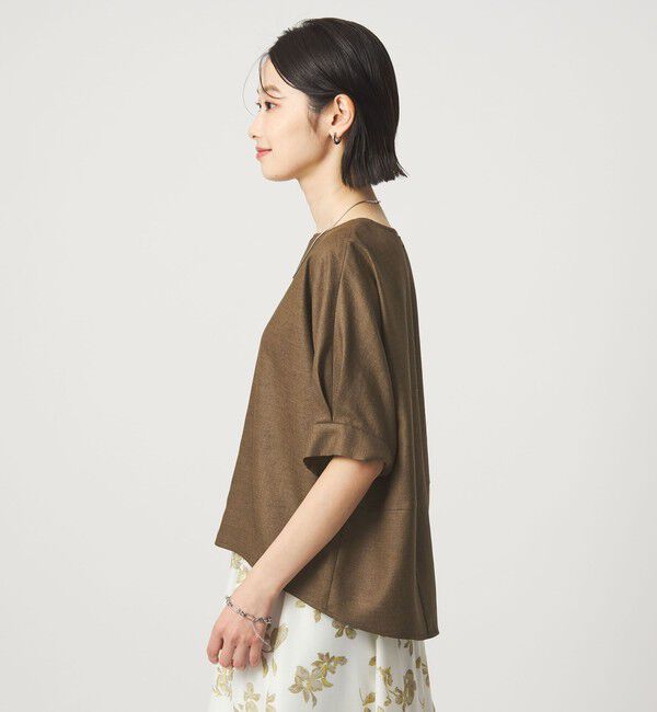 UNITED ARROWS green label relaxing「リネンライク ブラウス マシンウォッシャブル ストレッチ UVカット」|シャツ・ブラウス|