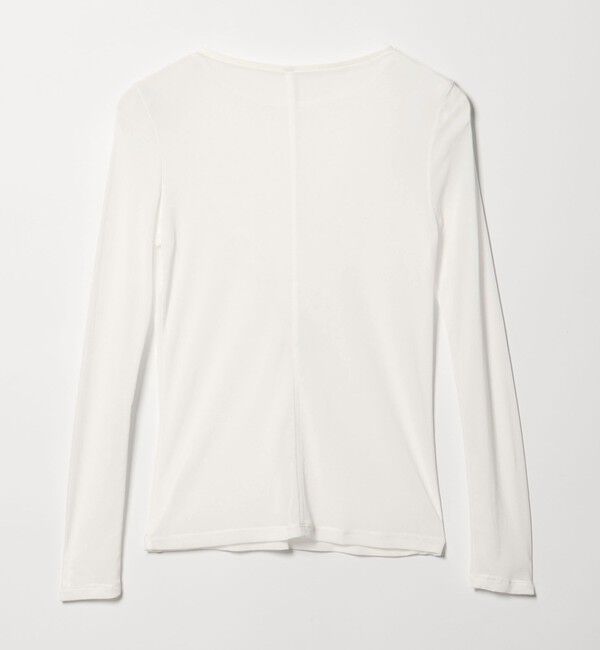 EMMEL REFINES「＜EMMEL REFINES＞EM ソフトチュール シアークルーネック」|Tシャツ・カットソー|