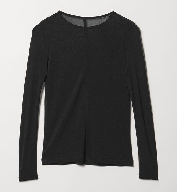 EMMEL REFINES「＜EMMEL REFINES＞EM ソフトチュール シアークルーネック」|Tシャツ・カットソー|