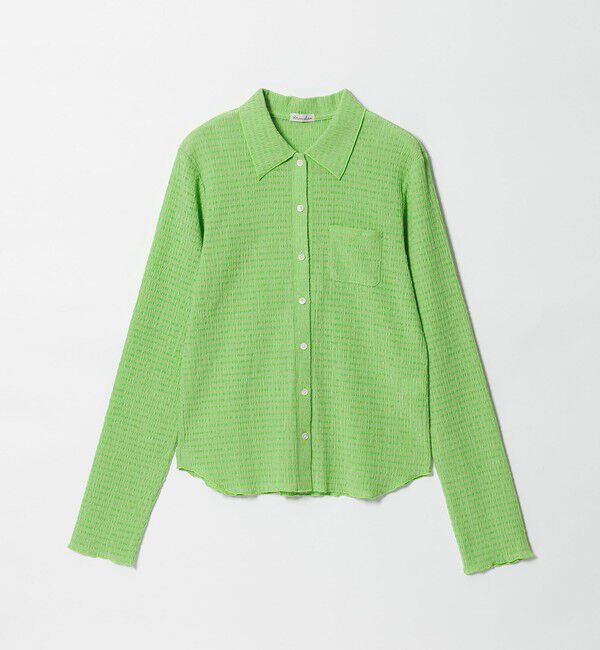 STEVEN ALAN「＜Steven Alan＞クレープ シャツ カーディガン」|カーディガン|