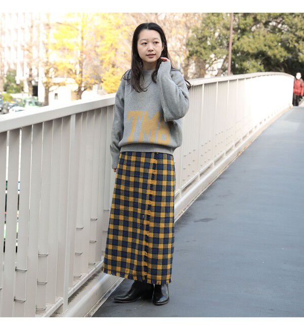 BEAMSBOY「ビッグ ロゴ クルー」|ニット・セーター|