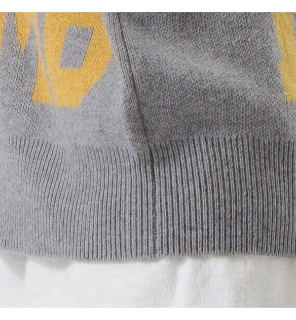 BEAMSBOY「ビッグ ロゴ クルー」|ニット・セーター|