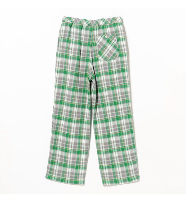 BEAMSBOY「ワーク チェック イージーパンツ」|チノ|