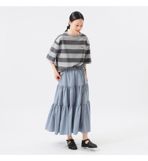 BEAMSBOY「【WEB限定】【別注】LACOSTE / ボーダー ショートスリーブ Tシャツ」|Tシャツ・カットソー|