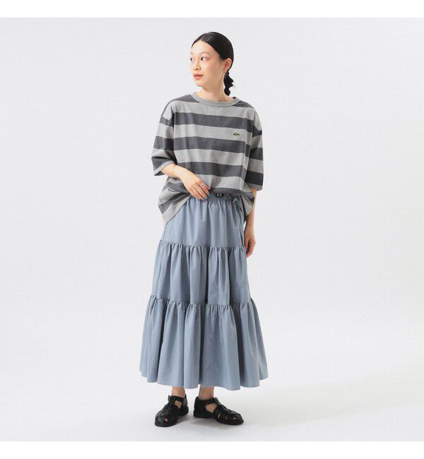 BEAMSBOY「【WEB限定】【別注】LACOSTE / ボーダー ショートスリーブ Tシャツ」|Tシャツ・カットソー|