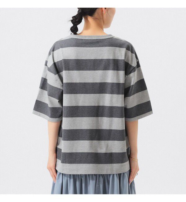 BEAMSBOY「【WEB限定】【別注】LACOSTE / ボーダー ショートスリーブ Tシャツ」|Tシャツ・カットソー|