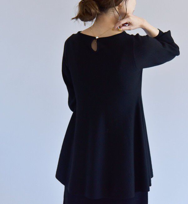 quaranciel「quaranciel:〈手洗い可能〉フレア プルオーバー ＆ Iライン スカート ニット セットアップ」|ニット・セーター|