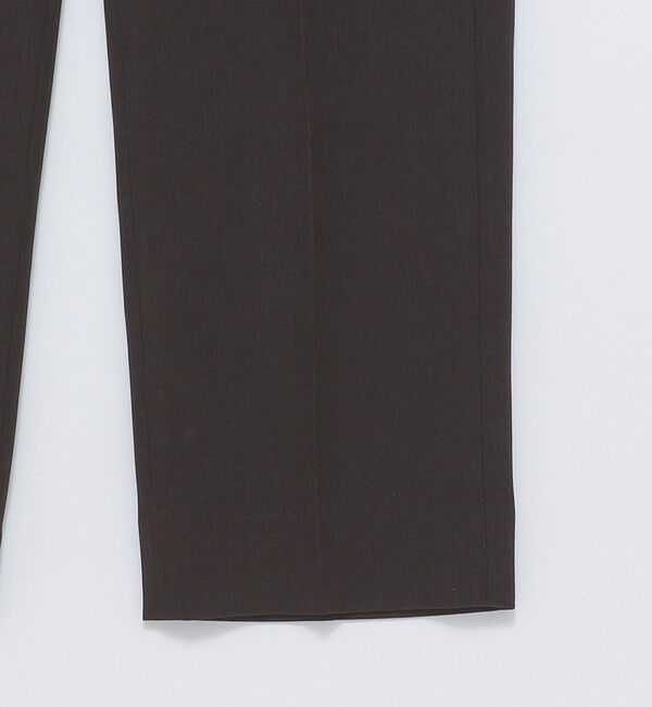 SHIPS「SHIPS: Reflax(R) ダブルクロス ワンタック ワイド パンツ」|チノ|