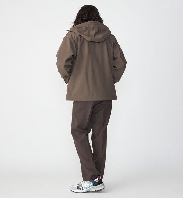 SHIPS「SHIPS: Reflax(R) ダブルクロス ワンタック ワイド パンツ」|チノ|