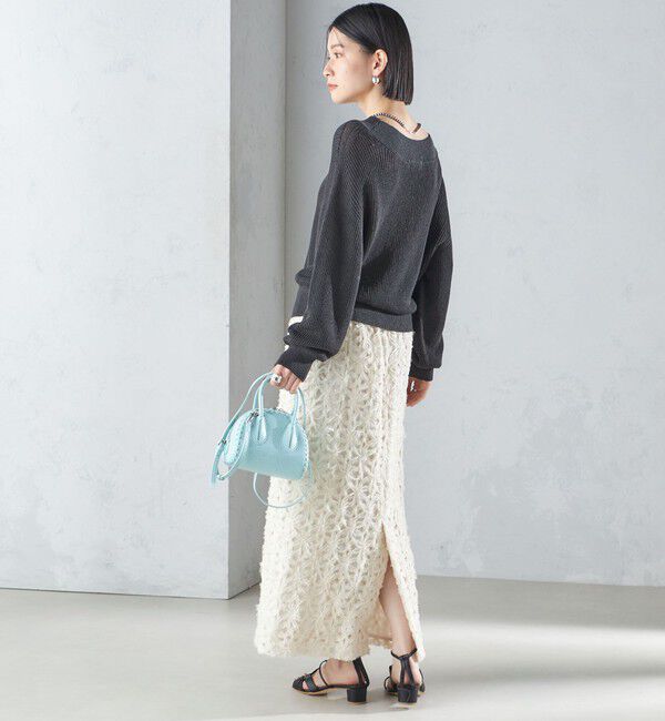 SHIPS for women「〈手洗い可能〉ペーパー コットン プルオーバー 24SS ◇」|ニット・セーター|