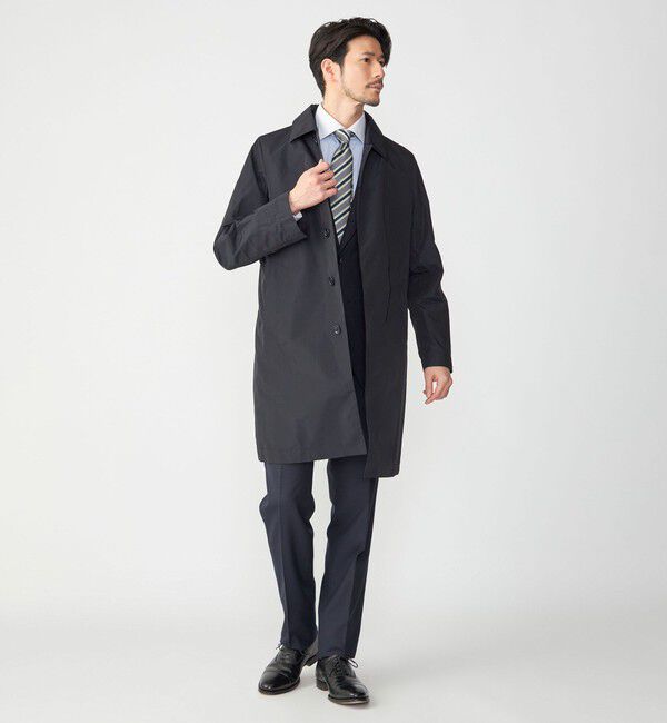 SHIPS「SHIPS: ナイロン シルク ステンカラーコート」|ステンカラーコート|