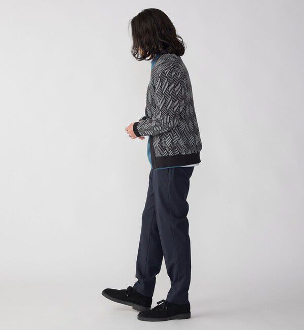 SHIPS「SHIPS: 〈手洗い可能〉ジオメトリック ジャカード カーディガン」|カーディガン|