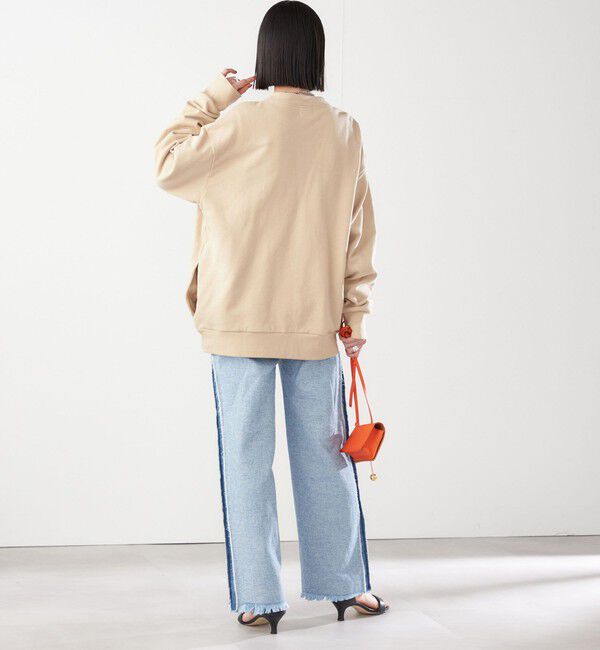 SHIPS for women「【SHIPS別注】81BRANCA:〈洗濯機可能〉レタード スウェット カーディガン」|カーディガン|