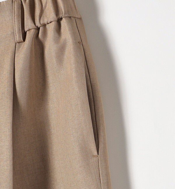 quaranciel「quaranciel:〈洗濯機可能〉ウーステッド イージー ワイドパンツ（セットアップ対応）」|スラックス|