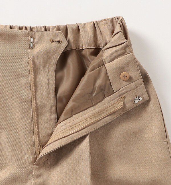 quaranciel「quaranciel:〈洗濯機可能〉ウーステッド イージー ワイドパンツ（セットアップ対応）」|スラックス|