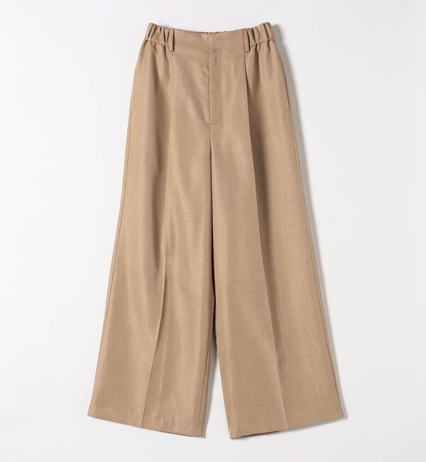 quaranciel「quaranciel:〈洗濯機可能〉ウーステッド イージー ワイドパンツ（セットアップ対応）」|スラックス|