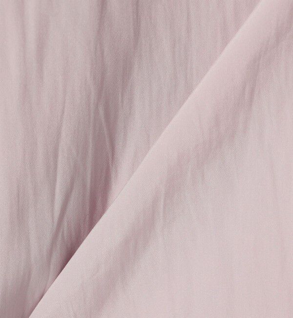 SHIPS for women「〈手洗い可能〉パウダリー 割繊 スタンドカラー ブラウス」|シャツ・ブラウス|