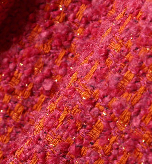 SHIPS for women「GIOLICA: ツイード ノーカラー ジャケット」|ノーカラージャケット|